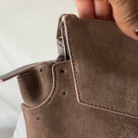 JIMMY CHOO ARTIE SOFT SUEDE BAG DEFECTIVE - Picture 6 of 10